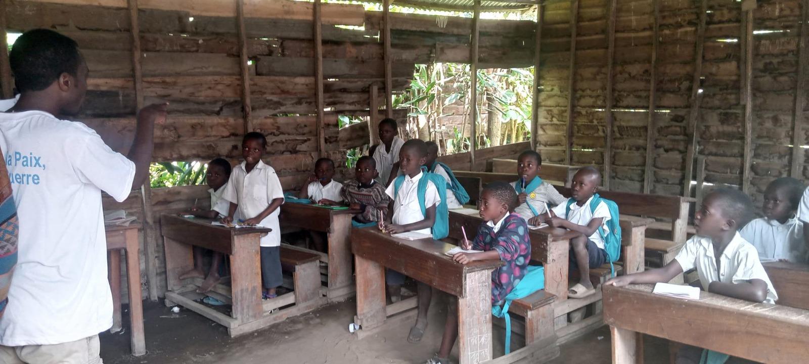 Students in a classroom